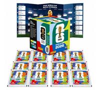 WM 2026 Sticker Set für Fußball Fans – inkl. Spielplan & Panini Sammelstickern Fußball Weltmeisterschaft 2026 (100 Tüten / 700 Sticker Einzeltüten)