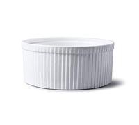 WM Bartleet & Sons 1750 Moule à soufflé traditionnel en porcelaine - Blanc, blanc, 22 cm