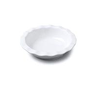 WM Bartleet & Sons 1750 Plat à tarte à rebord froissé T430, blanc
