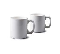 WM Bartleet & Sons 1750 TSET66 Lot de 2 mugs traditionnels en porcelaine Blanc 400 ml