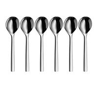 WMF 1291596040 Set de 6 Cuillères à consommé, Acier Inoxydable, Argent, , 17 cm