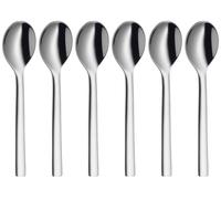 WMF 3201000266 SET de 6 cuillères à espresso, 11 cm, Nuova, acier inoxydable poli
