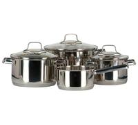 Wmf 4 pièces, ensemble de casseroles Belmonte, argenté. Argent. Taille unique
