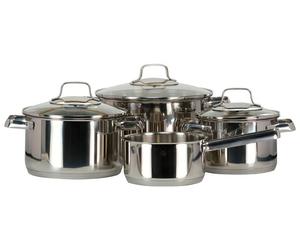Wmf 4 pièces, ensemble de casseroles Belmonte, argenté. Argent. Taille unique