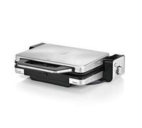 WMF Gril de contact électrique LONO 2 en 1 2100 W – 2 plaques en aluminium coulé Cromargan mat