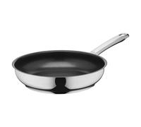 WMF Antihaft Pfanne Bratpfanne 28cm Calabria Edelstahl beschichtet Induktion, Poêle + casserole, Argent