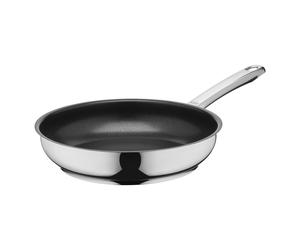 WMF Antihaft Pfanne Bratpfanne 28cm Calabria Edelstahl beschichtet Induktion, Poêle + casserole, Argent