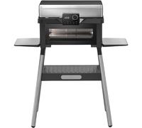 WMF Barbecue électrique Profi Plus Urban Master pour cuisine d'extérieur - Barbecue sur pied jusqu'à 340 °C, barbecue 2-en-1 sans gaz pour balcon avec four jusqu'à 200 °C