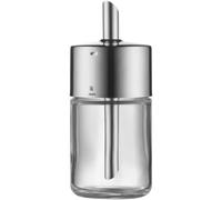 WMF Barista sucrier 240g, verre, distributeur de sucre, acier inoxydable Cromargan poli, idéal pour le sucre blanc/brun, le cacao ou comme shaker à épices