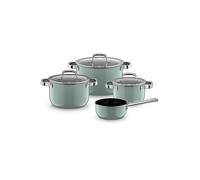 WMF Batterie de cuisine 4 pièces Fusiontec Mineral Pro Eucalyptus Hazel vert clair