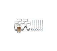 Verres à latte macchiato CLEVER et MORE, set de 6 pc, avec cuillères, WMF
