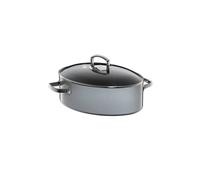 WMF Cocotte 36,5cm Fusiontec Mineral Platinium gris