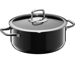 WMF Cocotte Fusiontec Compact Couvercle en verre noir