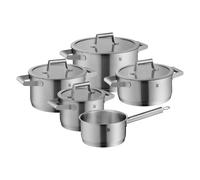 WMF Jeu de casseroles Comfort Line 5 pièces – Cromargan inox mat, induction, couvercles en verre