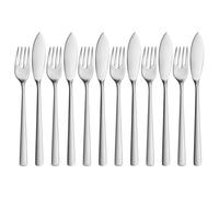 WMF Corvo Fischbesteck-Set, 12-teilig, Cromargan protect® 3201112839 4000530663344