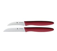WMF Couteau Lot de 2 Pièces Lame en Acier spécial Poignées en Plastique Rouge Nr 1870679990