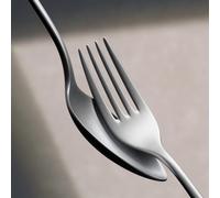 WMF, couverts pour salade, ensemble de 2 pièces, finition sablée, référence 122508