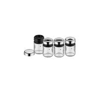 WMF Depot Set de 4 salières 9,5cm Verre/Cromargan