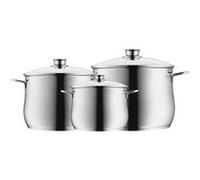 WMF Set de casseroles Diadem Plus - Acier inoxydable - Compatible tous feux - 3 pièces