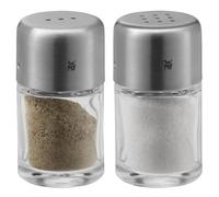 WMF Ensemble salière et poivrière Bel Gusto en acier inoxydable Cromargan 18/10 avec finition mate