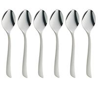 WMF Espressolöffel-Set 6-teilig Virginia Cromargan protect® teilmattiert 3201112958 4000530644206