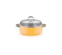 WMF Faitout avec couvercle en verre FUSINTEC MINERAL PRO 6ml/28cm Jaune Mangue jaune