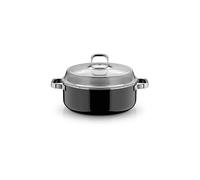 WMF Faitout avec couvercle en verre FUSINTEC MINERAL PRO 6ml/28cm Noir noir