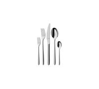 WMF Flame Plus set de couverts en acier inoxydable pour 6 personnes, set de couverts 30 pièces, couteau à manche creux, Cromargan protector poli, résistant aux rayures, passe au lave-vaisselle