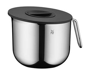 WMF Function Bowls bol mélangeur en acier inoxydable avec couvercle 2,5 l, bol mélangeur avec protection anti-éclaboussures 18,5 cm, acier inoxydable Cromargan poli, détartrage interne, va au lave-va