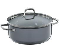 WMF Fusiontec Essential Bratentopf mit Deckel, 24 cm, Calm Grey 3201112791 4000530744012