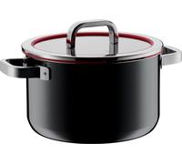 WMF Fusiontec Functional Kochtopf mit Glasdeckel, 24 cm, Black 3201111699 4000530702210