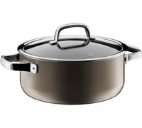 WMF Fusiontec Mineral Bratentopf mit Glasdeckel, 24 cm, Dark Brass 3201111678 4000530703491