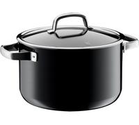 WMF Fusiontec Mineral Kochtopf mit Glasdeckel, 24 cm, Black 3201113637 4000530702715