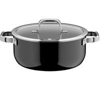WMF Fusiontec Mineral Pro 0518635290 Casserole à induction avec couvercle, 24 cm, durable, matériau résistant aux rayures, convient à tous les types de feux, fabriquée en Allemagne, noire