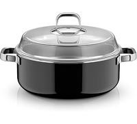 WMF Fusiontec Mineral Pro, Schmortopf mit Deckel, 28 cm, Black 3201114016 4000530759023