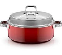 WMF Fusiontec Mineral Pro, Schmortopf mit Deckel, 28 cm, Passion Red 3201114091 4000530759863