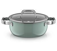 WMF Fusiontec Mineral Pro, Bratentopf mit Decke, 20 cm, Eucalyptus Haze