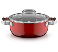 WMF Fusiontec Mineral Pro, Bratentopf mit Deckel, 20 cm, Passion Red 3201114102 4000530759979