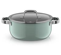 WMF Fusiontec Mineral Pro, Bratentopf mit Deckel, 24 cm, Eucalyptus Haze 3201114171 4000530760678