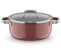 WMF Fusiontec Mineral Pro, Bratentopf mit Deckel, 24 cm, Rose Quartz