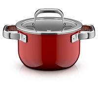 WMF Fusiontec Mineral Pro, Kochtopf mit Deckel, 16 cm, Passion Red 3201114100 4000530759955