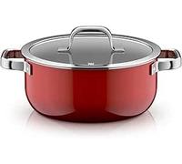 WMF Fusiontec Mineral Pro, rôtissoire, couvercle, 24 cm, matériau durable et résistant aux rayures, faitout à induction, adapté à tous les feux, fabriqué en Allemagne, Rouge Passion, 0519525290
