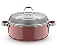 WMF Fusiontec Mineral Pro, Schmortopf mit Deckel, 28 cm, Rose Quartz 3201114151 4000530760470
