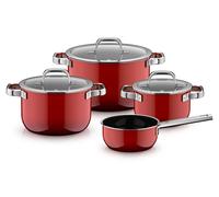 WMF Fusiontec Mineral Pro, Topf-Set, 4-teilig, Passion Red 3201114095 4000530759900
