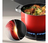 WMF Fusiontec Mineral Stielpfanne, 24 cm, Red 3201113562 4000530708007