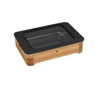 WMF Fusiontec Plat à Cuisson Rectangulaire 360x260x80mm Vitrocéramique/Acier/Bois, Anti-adhésif, 180-450°C, Compatible Four et Lave-vaisselle, Réf: 05.0230.5291