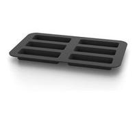 WMF gâteau Minis Barres de céréales de moules en silicone, Noir Noir G