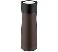Wmf gobelet isotherme 0,35l anthracite hauteur 22 cm ø 7,4 cm fermeture automatique 360 ° goulot cadeau isolierkern en verre dou Anthracite G