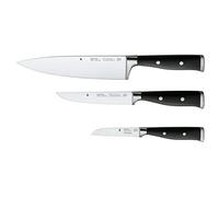 WMF Grand Class set de couteaux 3 pièces, Made in Germany, 3 couteaux forgés, set de couteaux de cuisine, coupe performante, lame en acier spécial
