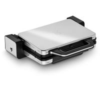 WMF Gril de contact électrique LONO 2 en 1 2100 W – 2 plaques en aluminium coulé Cromargan mat